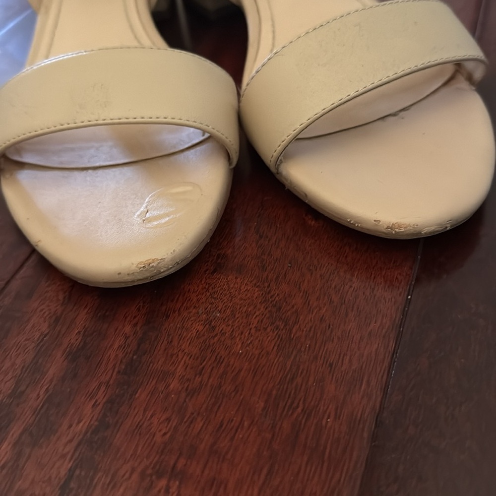 Coach Women’s Ida strap Sandals Nude color - Size 7.5 - Picture 6 of 7